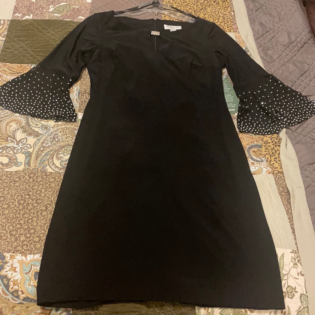 Black New Dress With Tag